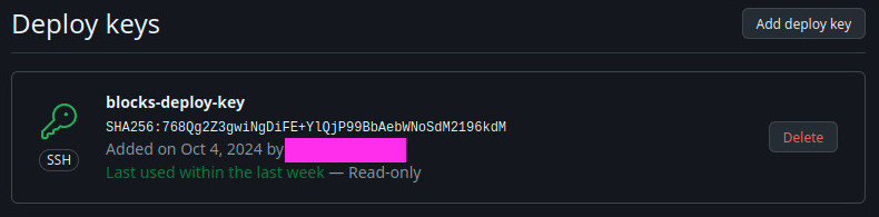 Deploy-keys